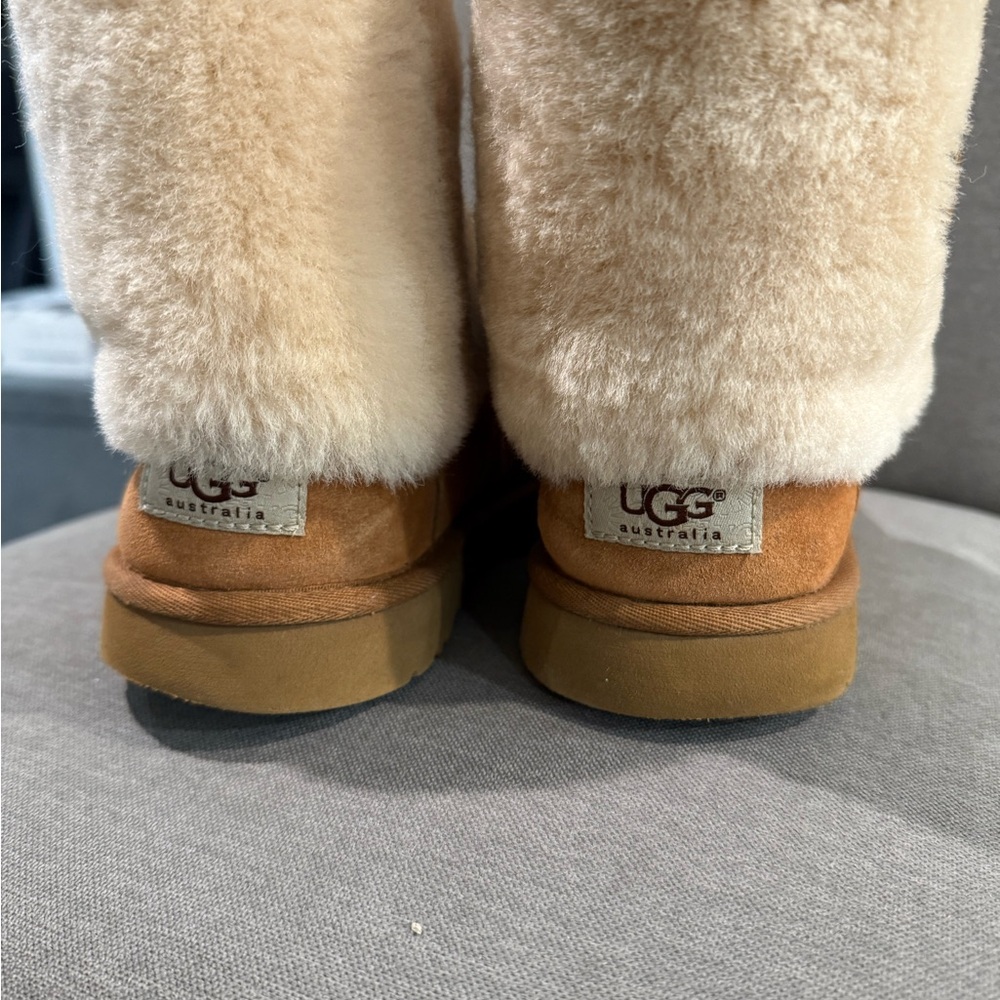 UGG Australia Tan and Cream Boots